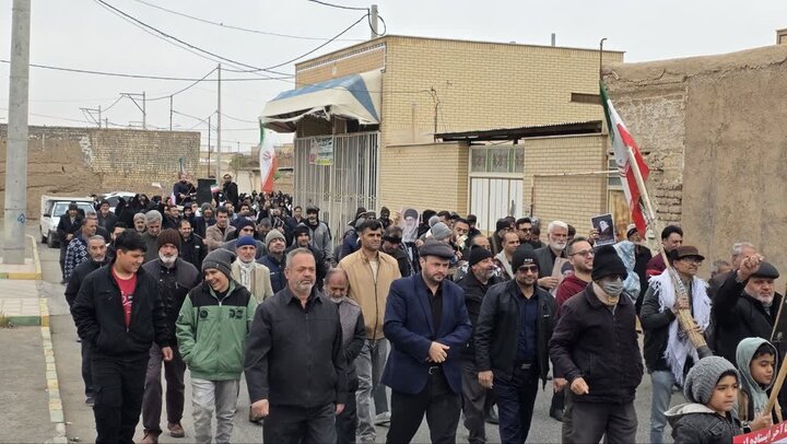 تصاویر حضور مردم مؤمن و انقلابی محمدآباد، یزدل ونوش آباد در راهپیمایی روز جهانی قدس