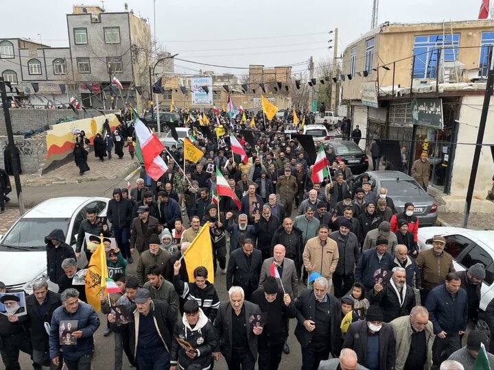 راهپیمایی روز جهانی قدس در شهر آبسرد