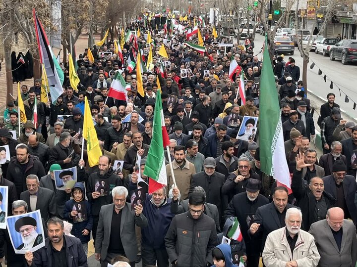 راهپیمایی روز جهانی قدس در شهر آبسرد