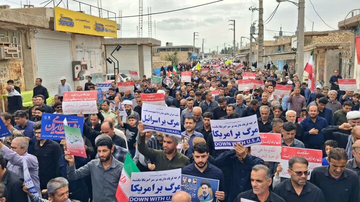 تصاویر/ راهپیمایی روز قدس در آبدان