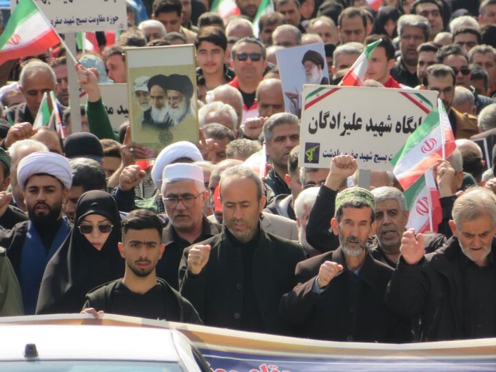 تصاویر/ راهپیمایی روز جهانی قدس در پلدشت