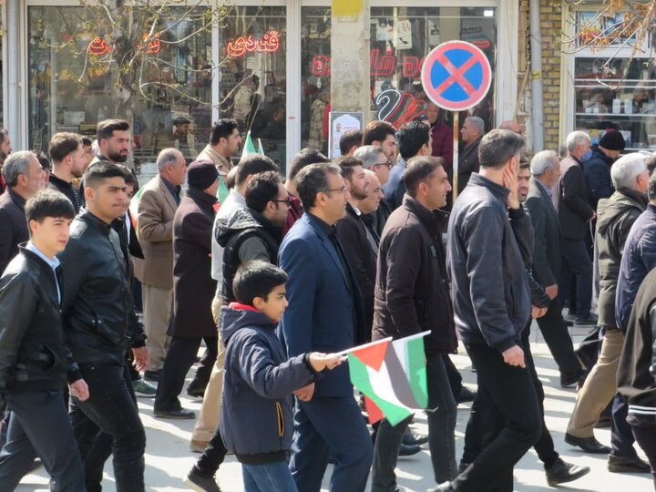 تصاویر/ راهپیمایی روز جهانی قدس در پلدشت