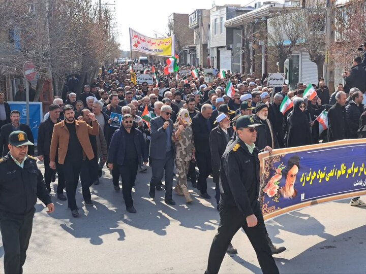 تصاویر/ راهپیمایی روز جهانی قدس در پلدشت