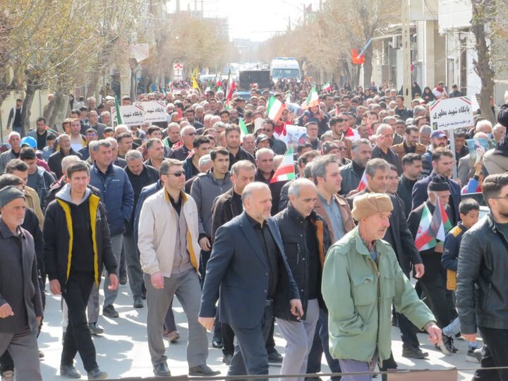 تصاویر/ راهپیمایی روز جهانی قدس در پلدشت