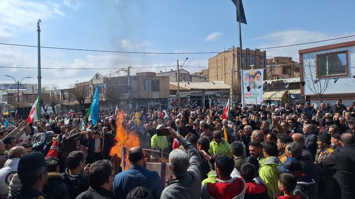 تصاویر/ راهپیمایی روز جهانی قدس در شهرستان شوط