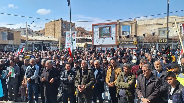 تصاویر/ راهپیمایی روز جهانی قدس در شهرستان شوط
