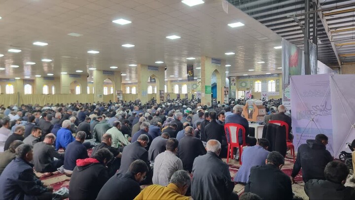 نماز جمعه گناوه به روایت تصویر