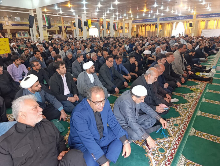 نماز جمعه بوشهر به روایت تصویر