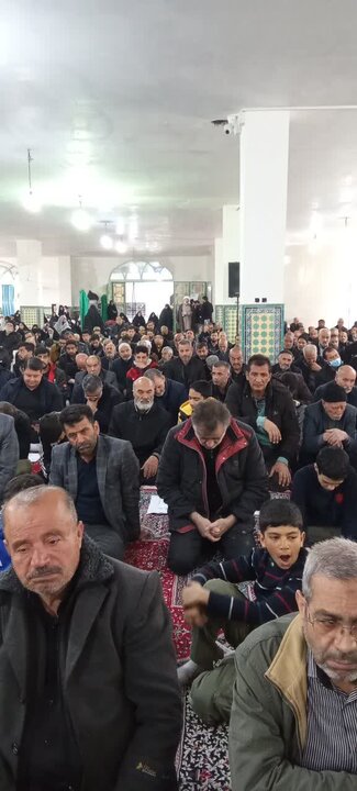 تصاویر/نمازعبادی سیاسی جمعه جوشقان قالی