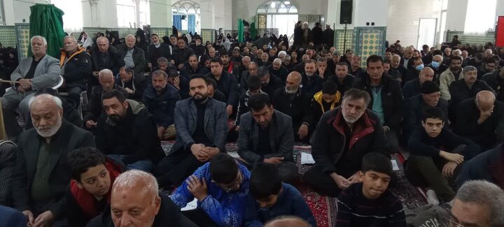 تصاویر/نمازعبادی سیاسی جمعه جوشقان قالی