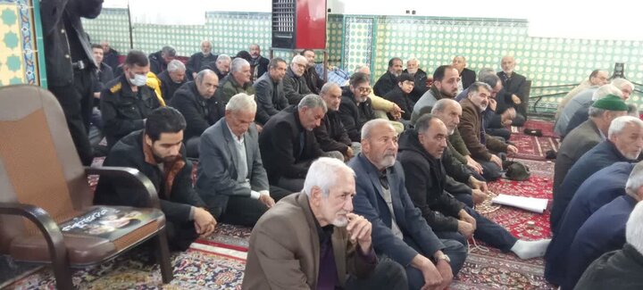 تصاویر/نمازعبادی سیاسی جمعه جوشقان قالی
