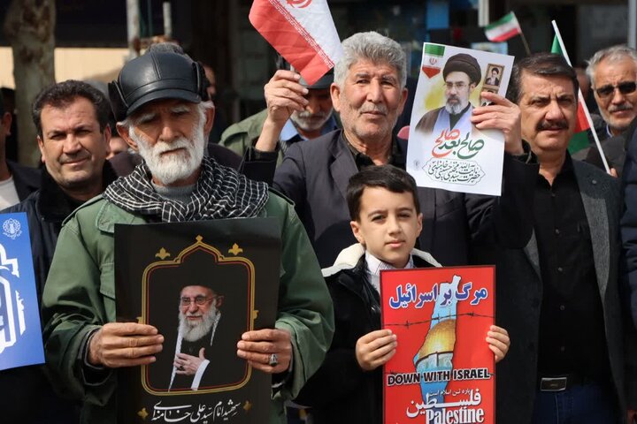 تصاویر/ راهپیمایی با شکوه روز جهانی قدس در نوشین شهر