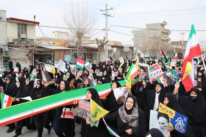 تصاویر/ راهپیمایی با شکوه روز جهانی قدس در نوشین شهر