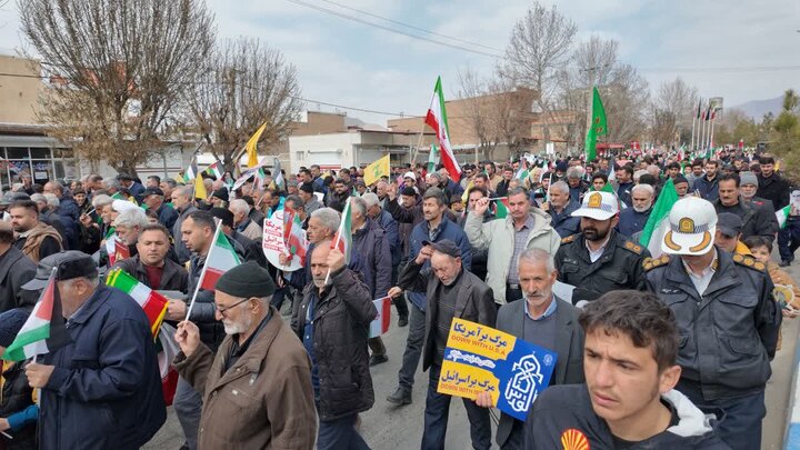 تصاویر/ راهپیمایی با شکوه روز جهانی قدس در نوشین شهر