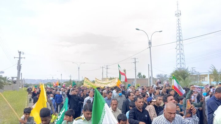 تصاویر/ راهپیمایی روز قدس در شهر نودژ