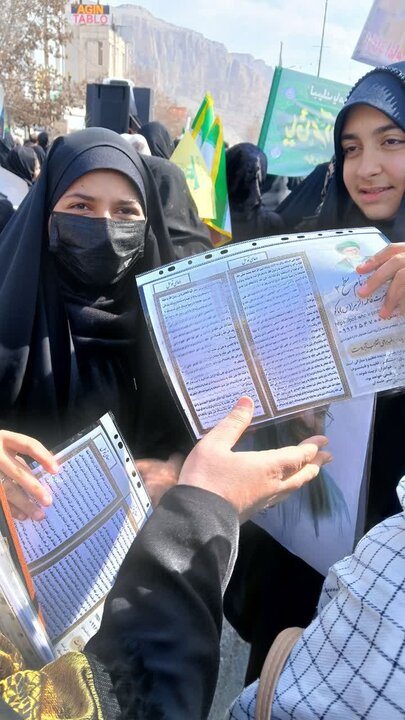 تصاویر/ حضور طلاب مدارس علمیه خواهران آذربایجان غربی در راهپیمایی روز جهانی قدس