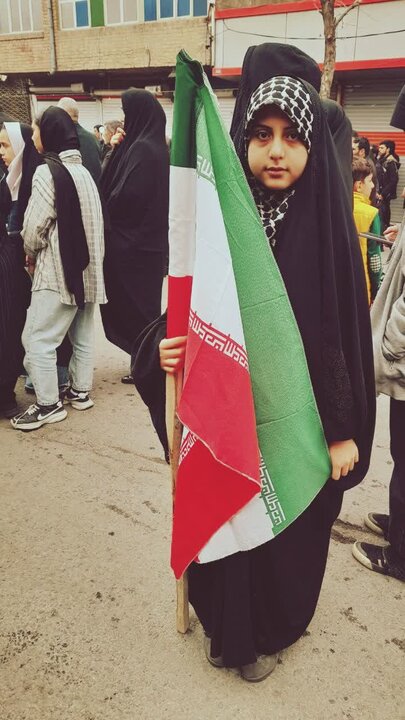 تصاویر/ حضور طلاب مدارس علمیه خواهران آذربایجان غربی در راهپیمایی روز جهانی قدس