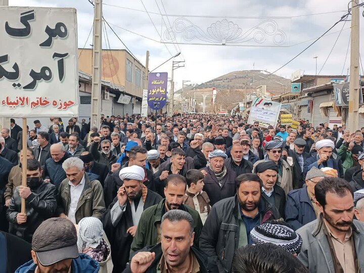 تصاویر/ فریاد بلند دفاع از قدس در شهرستان پیرانشهر