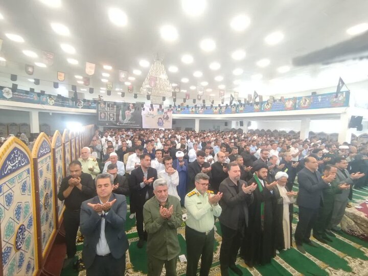نمازجمعه و راهپیمایی روز قدس شهر عسلویه به روایت تصاویر