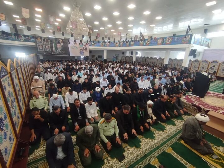 نمازجمعه و راهپیمایی روز قدس شهر عسلویه به روایت تصاویر