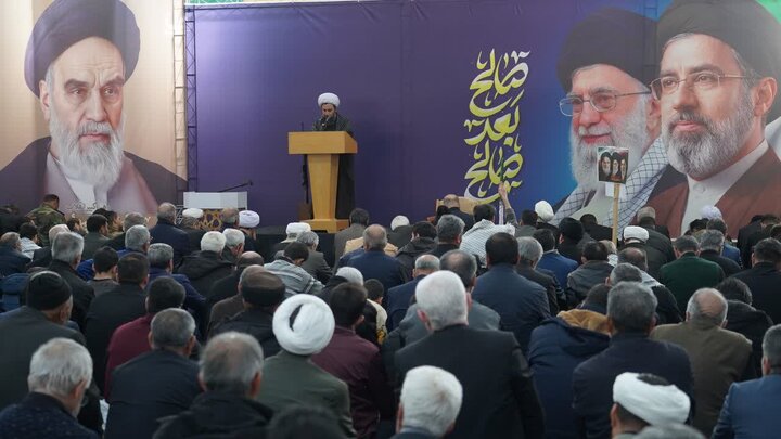 تصاویر/ اقامه نماز جمعه شهرستان خوی