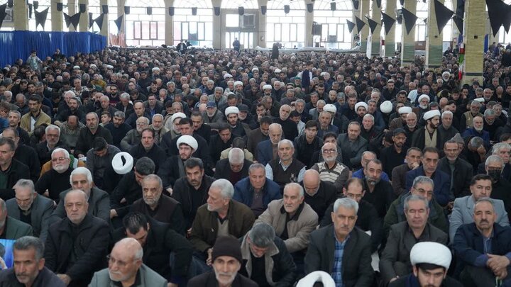 تصاویر/ اقامه نماز جمعه شهرستان خوی