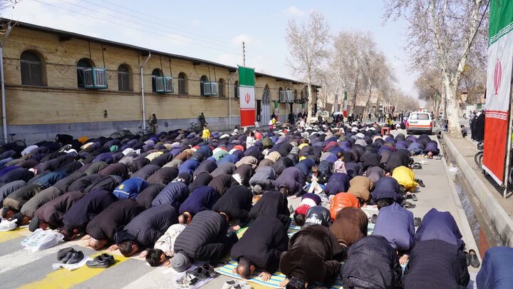 تصاویر/ اقامه نماز جمعه شهرستان خوی