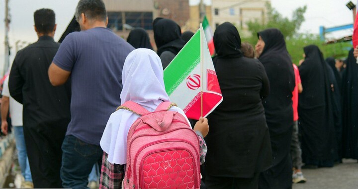تصاویر/تشییع پیکر شهدا همزمان با روز قدس در آبادان
