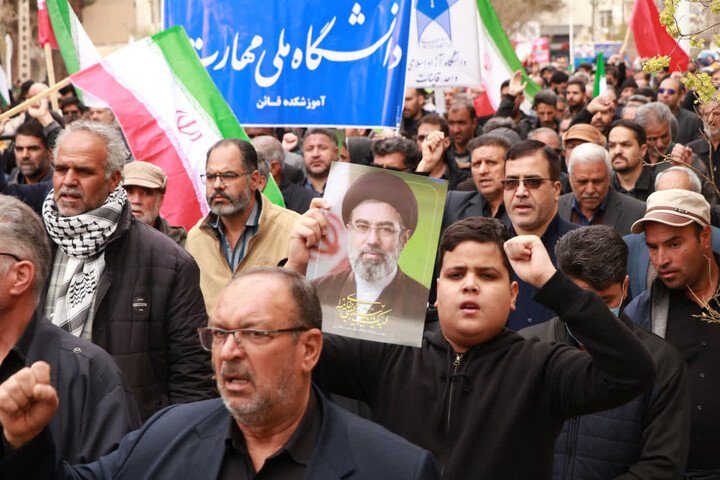 تصاویر| راهپیمایی باشکوه روز قدس در قاین