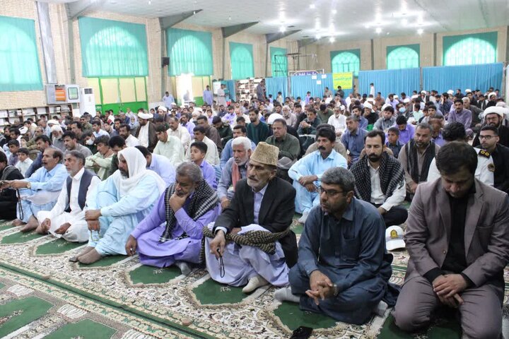 تصاویر/ آیین عبادی سیاسی نماز جمعه شهرستان دلگان