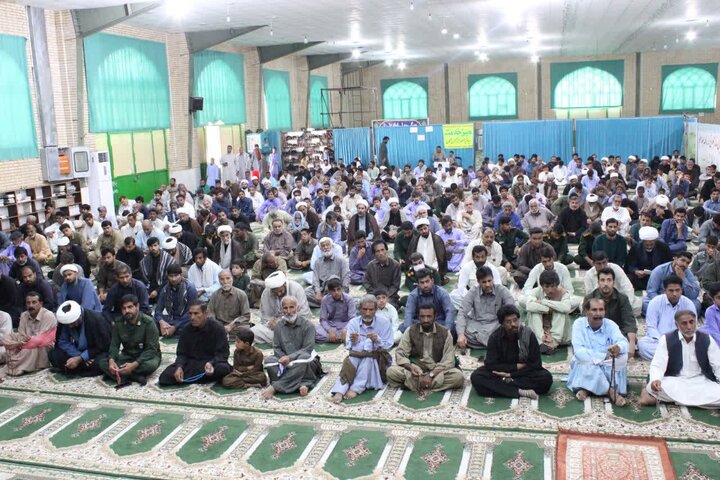تصاویر/ آیین عبادی سیاسی نماز جمعه شهرستان دلگان