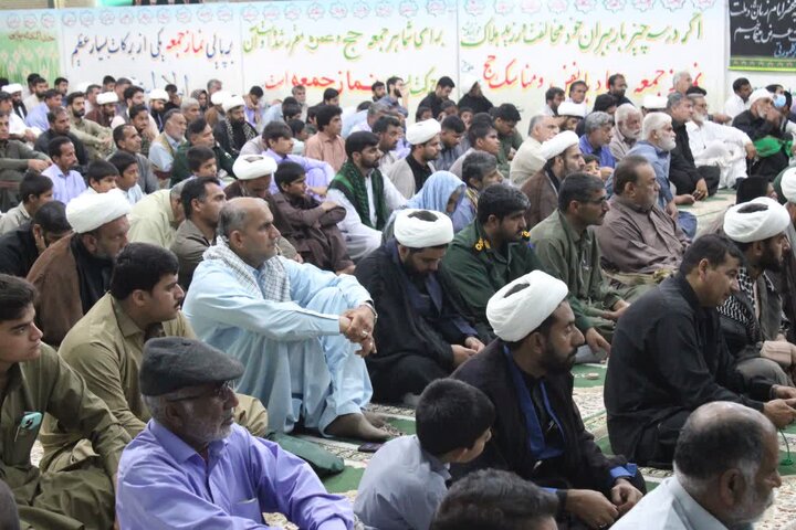 تصاویر/ آیین عبادی سیاسی نماز جمعه شهرستان دلگان