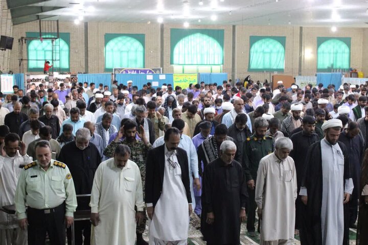 تصاویر/ آیین عبادی سیاسی نماز جمعه شهرستان دلگان