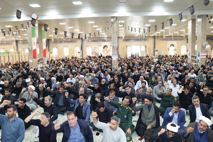 نمازجمعه دیّر به روایت تصویر