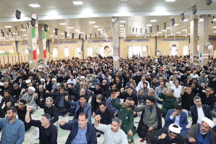 نمازجمعه دیّر به روایت تصویر
