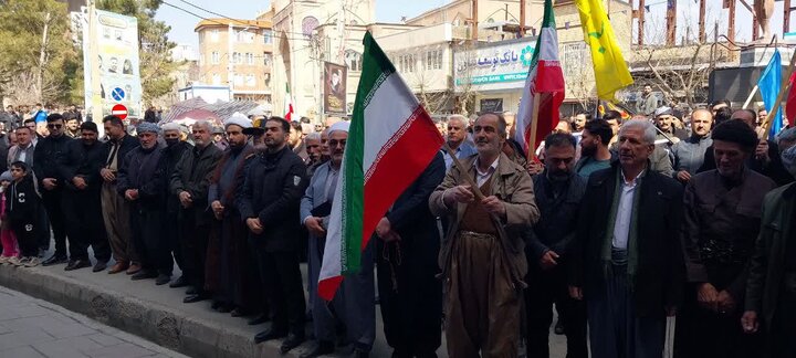 تصاویر/ راهپیمایی روز جهانی قدس در سردشت