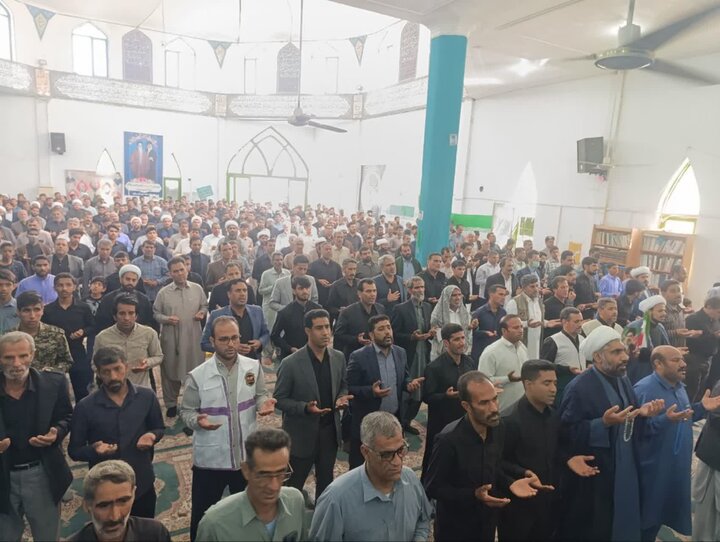 تصاویر/ لبیک مردم شهر ریگان به ندای رهبر سوم‌ انقلاب در راهپیمایی روز قدس