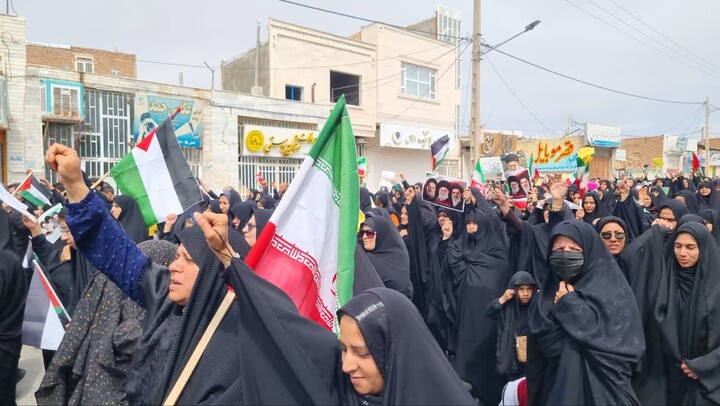 تصاویر| راهپیمایی و نماز جمعه باشکوه روز جهانی قدس در سربیشه