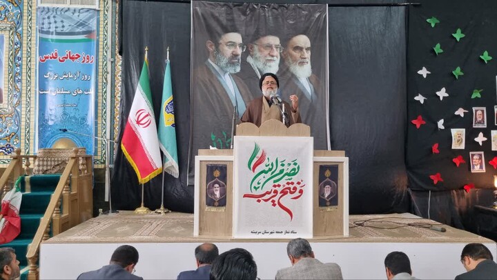 تصاویر| راهپیمایی و نماز جمعه باشکوه روز جهانی قدس در سربیشه