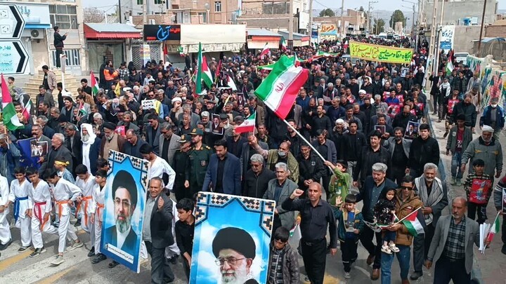 تصاویر| راهپیمایی و نماز جمعه باشکوه روز جهانی قدس در سربیشه