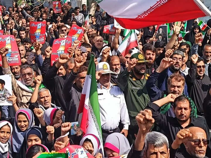 تصاویر/ راهپیمایی روز قدس در شهر کهنوج