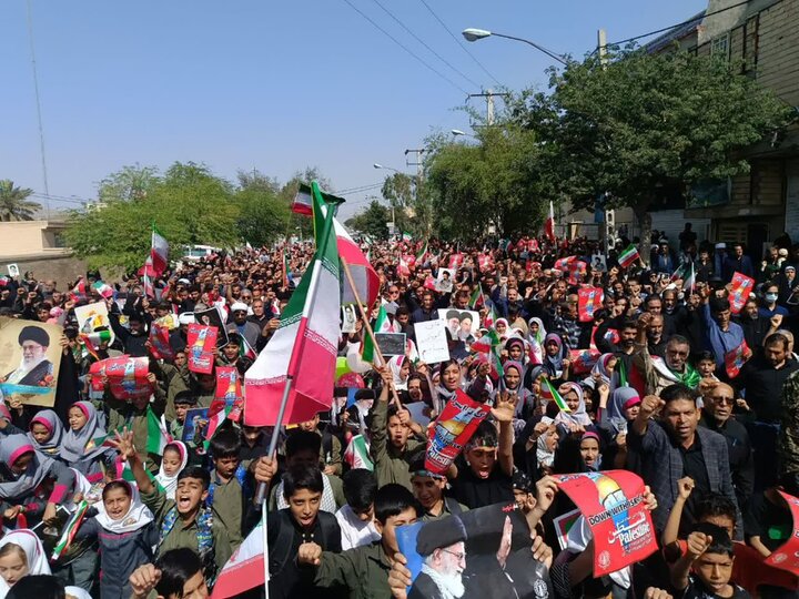 تصاویر/ راهپیمایی روز قدس در شهر کهنوج