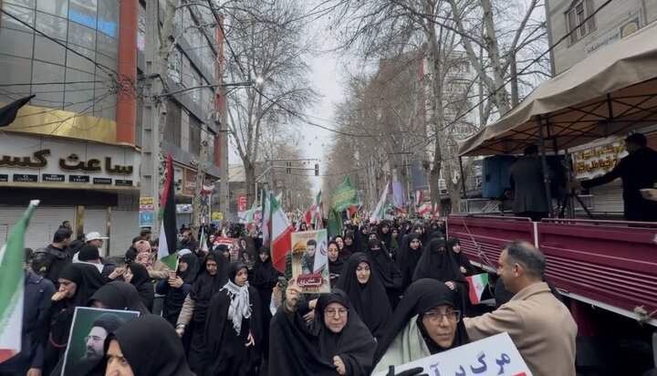 تصاویر/ حماسه‌ حضور پرشور مردم انقلابی و روزه‌دار شهریار در راهپیمایی روز جهانی قدس