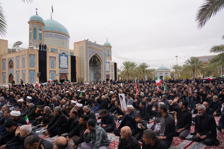تصاویر| نماز جمعه روز جهانی قدس در طبس
