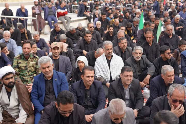 تصاویر| نماز جمعه روز جهانی قدس در طبس