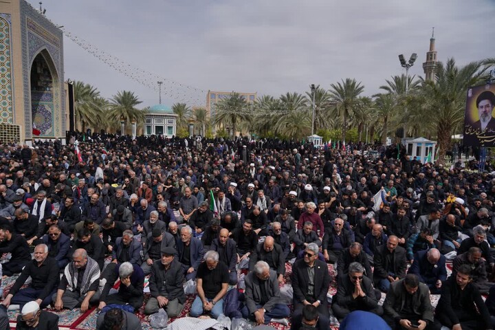 تصاویر| نماز جمعه روز جهانی قدس در طبس