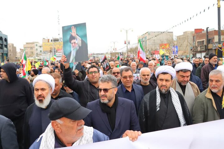 حضور حماسی و تاریخی مردم اسلامشهر در راهپیمایی روز قدس
