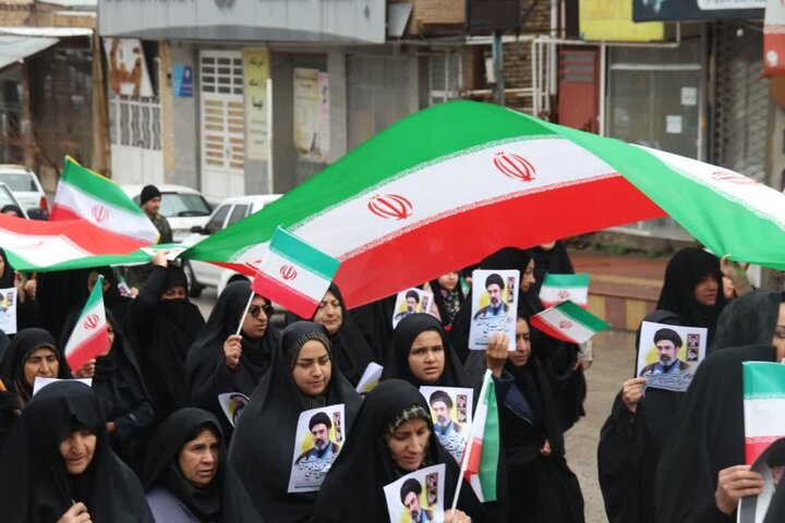 تصاویر/ راهپیمایی و اقامه نماز جمعه روز قدس در شهر پاریز