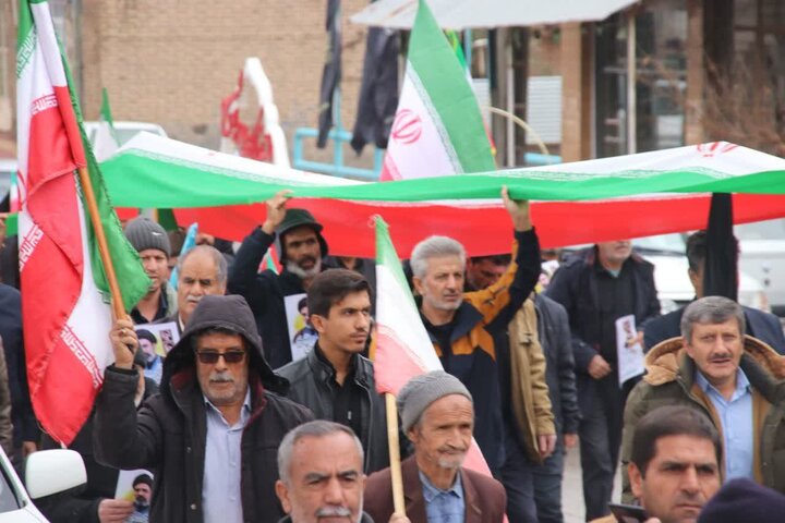 تصاویر/ راهپیمایی و اقامه نماز جمعه روز قدس در شهر پاریز