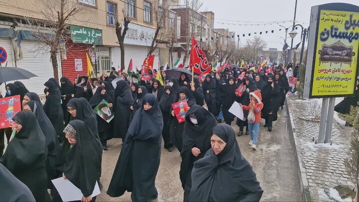 تصاویر / راهپیمایی با عظمت روز جهانی قدس در شهرستان درگزین